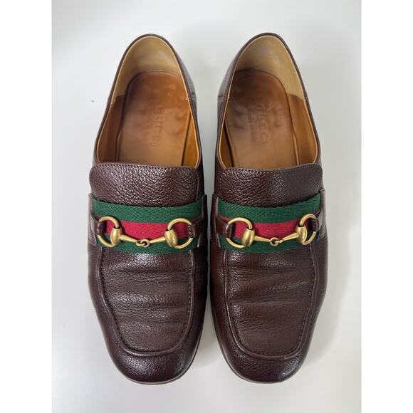 Gucci Havely Brown Leather Loafers, Size 7 main image 11